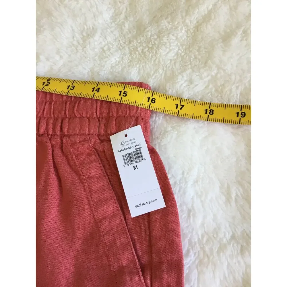 GAP Factory Orange Desert Flower Pull-On Utility Shorts - Picture 11 of 16